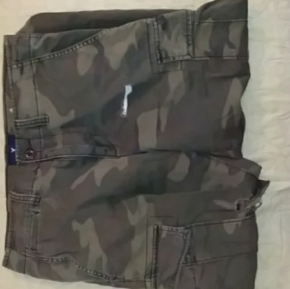 Camo Ripped Pants